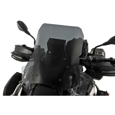 Plexi Wunderlich Marathon PRO 47cm til BMW R1300GS/A 2023+ (med ACC), let røgfarvet