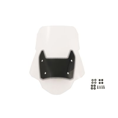 Plexi Wunderlich Marathon PRO 55cm per BMW R1300GS/A 2023+ (senza ACC), trasparente