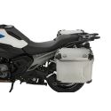 2x 45l ALU veľké bočné kufre Wunderlich pre BMW R1300GS Adventure 2024+, strieborné
