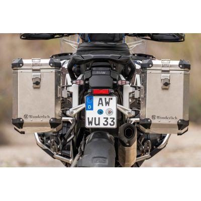 2x 45l ALU veliki stranski kovčki Wunderlich za BMW R1300GS Adventure 2024+, srebrni