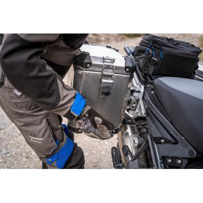 2x 45 l ALU große Seitenkoffer Wunderlich für BMW R1300GS Adventure ab 2024, silber