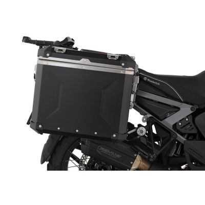 2x 45l ALU grote zijtassen Wunderlich voor BMW R1300GS Adventure 2024+, zwart