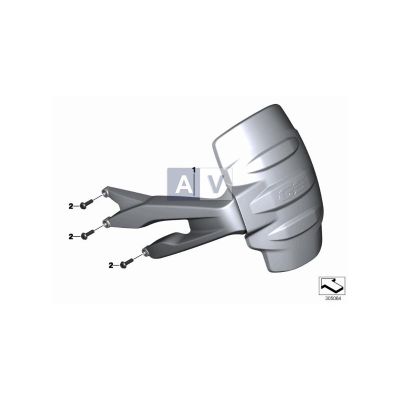 Zadní blatník "lízátko" pro BMW R1250GS/A, R1200GS/A LC 2013-2018