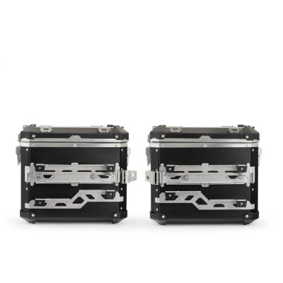 2x 45l ALU veliki bočni koferi Wunderlich za BMW R1300GS Adventure 2024+, crni