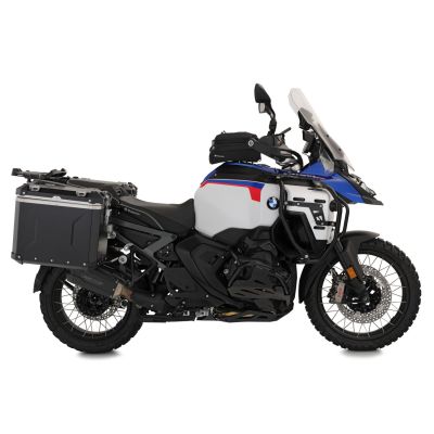 2x 45l ALU store sidekufferter Wunderlich til BMW R1300GS Adventure 2024+, sorte