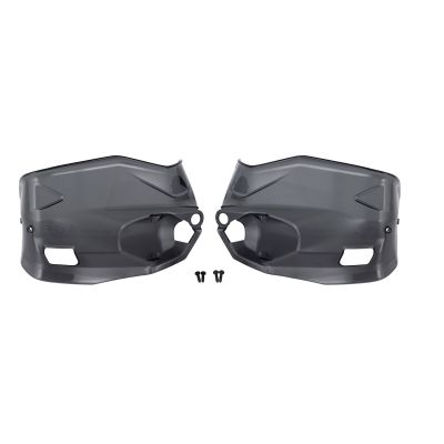 Extensiones de blásters Wunderlich para BMW R1300GS/A 2023+, ligeramente ahumadas.