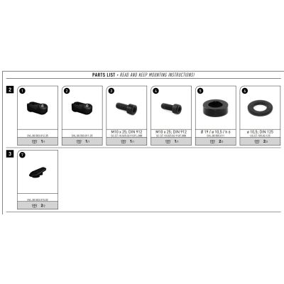 Peeglite laiendused R1200GS/A, F800GS, F700GS, F650GS 2008-2012