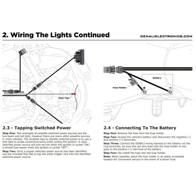 Cavi Premium con interruttore per luci Denali