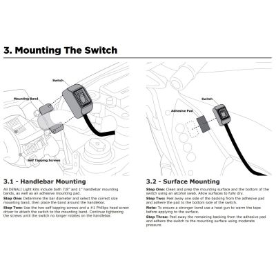 Cableado Premium con interruptor para luces Denali