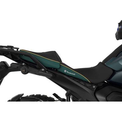 Selle avant abaissée chauffée Plug and Play Wunderlich Aktivkomfort pour R1300GS 2023+, verte Tramuntana