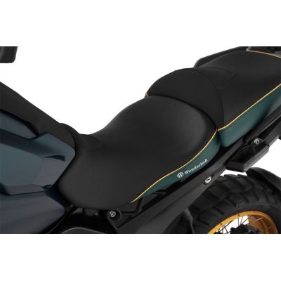Heated Plug and Play lowered front seat Wunderlich Aktivkomfort for R1300GS 2023+, green Tramuntana