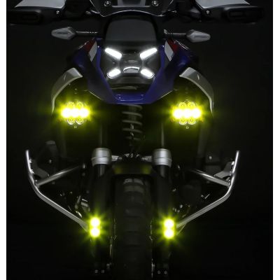 Dodatkowe światła LED Denali DL2 Technologia Datadim, żółte szkło