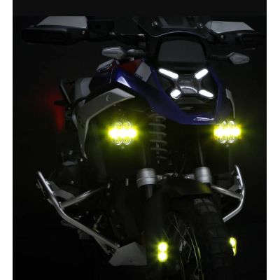 Tillbehör LED-ljus Denali DL2 Datadim-teknik, gult glas