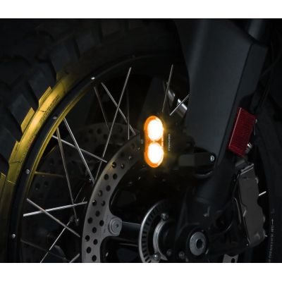 Papildomi LED šviesos Denali DL2 Datadim technologija, oranžinė stiklas