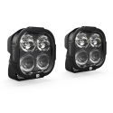 Feux LED additionnels Denali DL4 avec technologie Datadim, verre blanc