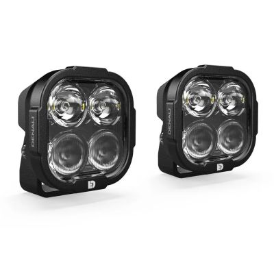 Zusätzliche LED-Leuchten Denali DL4 Datadim-Technologie, weißes Glas