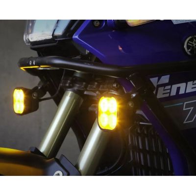 Dodatna LED svjetla Denali DL4 Datadim Technology, žuto staklo