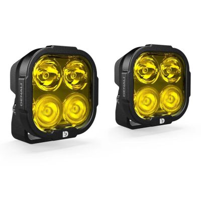 Dodatna LED luči Denali DL4 Datadim Technology, rumeno steklo