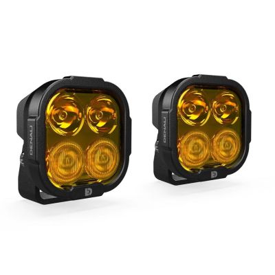 Přídavná LED světla Denali DL4 Datadim Technology, oranžové sklo