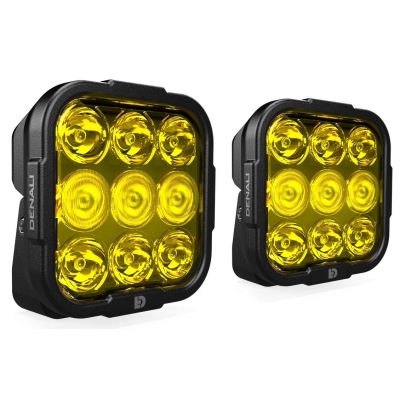 Πρόσθετα LED φώτα Denali DL9 με τεχνολογία Datadim, κίτρινο γυαλί