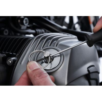 Bezpečnostný olejový zátka Wunderlich pre R1250GS/A 2018-2024, R1200GS/A LC 2013-2018, R1200GS/A 2004-2012