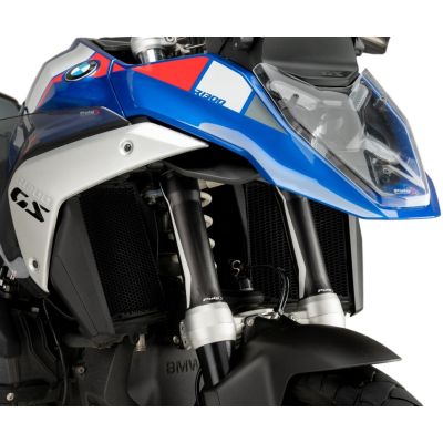 Universal protective covers for front forks, black