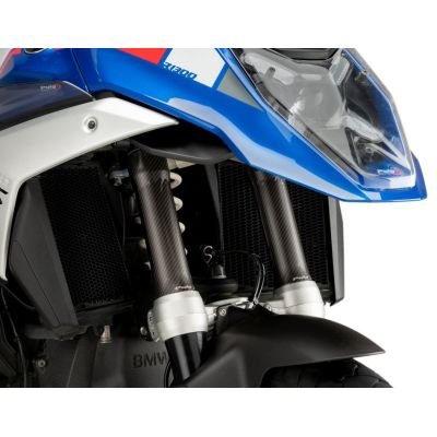 Universal protective covers for front forks, carbon