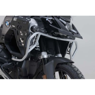 Ruostumattomasta teräksestä valmistetut SW-Motech yläputket BMW R1300GS Adventure 2024+ varten