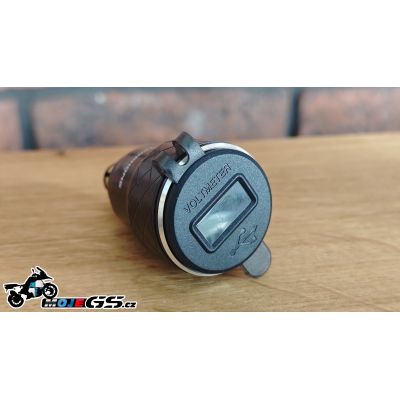 Opladeradapter Interphone fra 12V til 2x USB (A+A) til mini-stikkontakt (2x 2100 mA)