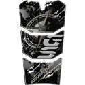 Tankpad cu motiv GS pentru rezervorul R1250GS/A 2018-2024, R1200GS/A LC 2013-2018, R1200GS/A 2004-2023, negru-gri