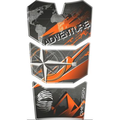 Pad de réservoir avec motif GS pour R1250GS/A 2018-2024, R1200GS/A LC 2013-2018, R1200GS/A 2004-2023, noir-rouge