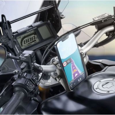 Univerzális Interphone Crab tartó vezeték nélküli töltéssel és USB-C-vel rendelkező telefonokhoz