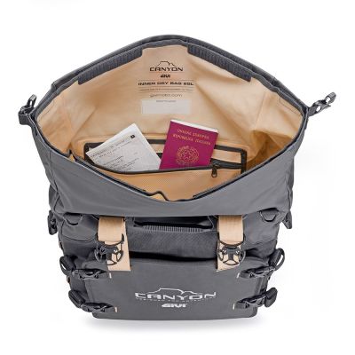 Conjunto de bolsas laterais Givi Canyon GRT720B - 2x 25L, pretas