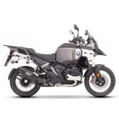 Escape SC-Project Adventure-R Matt Black para R1300GS/A 2023+, negro