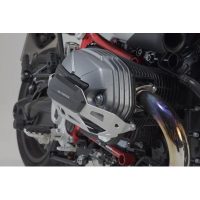 Schutzabdeckungen für Ventildeckel SW-Motech für BMW R1300GS 2023+, schwarz