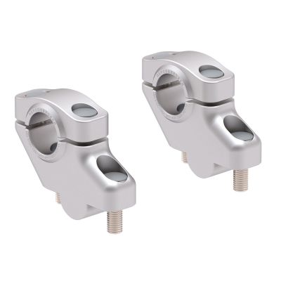 Hepco Becker Lenkerrhöhung um 30mm nach oben und 24mm nach hinten für R12 G/S 2025+, silber