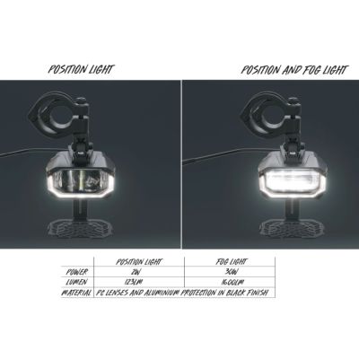 Dag + extra LED-lichten Puig Mist met montagekit (gehomologeerd)