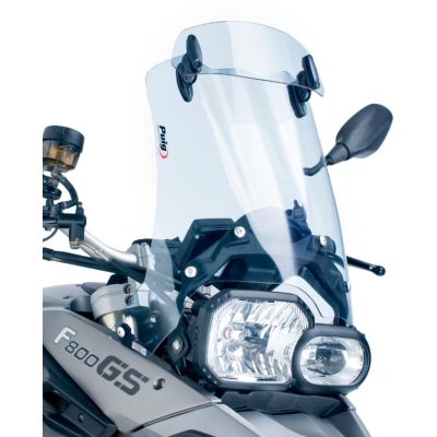 Plexi Puig ar regulējamu deflektoru 38-48cm F800GS, F650GS 2008-2012, caurspīdīgs