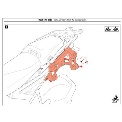 Seitenkofferträger/ Taschen von SW-Motech für BMW R1300GS Adventure 2024+ (mit Originalträger)