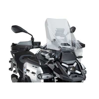 Grandi deflettori laterali Puig per BMW R1300GS Adventure 2024+, trasparenti