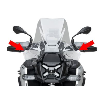 Grandi deflettori laterali Puig per BMW R1300GS Adventure 2024+, trasparenti