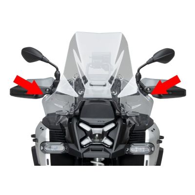 Defletores laterais grandes Puig para BMW R1300GS Adventure 2024+, levemente fumê