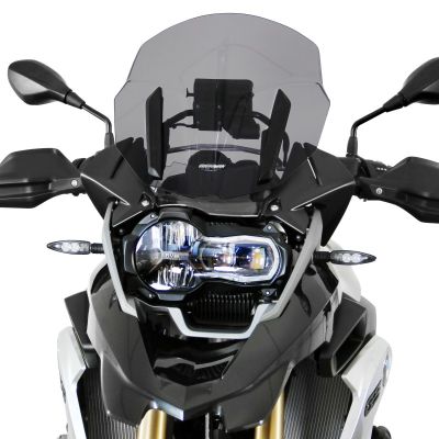 Plexi MRA Touring 43cm pro BMW R1250GS/A, R1200GS/A LC 2013-2018, lehce kouřové