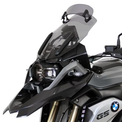 Plexi MRA Vario Touring 45cm se spojlerem pro BMW R1250GS/A, R1200GS/A LC 2013-2018, lehce kouřové