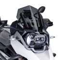Plexi sportovní nízké 33cm Puig pro BMW R1250GS/A, R1200GS/A LC 2013-2018, tmavě kouřové