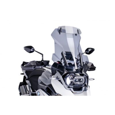 Plexi Puig cestovní vysoké 51cm s deflektorem pro BMW R1250GS/A, R1200GS/A LC 2013-2018, kouřové