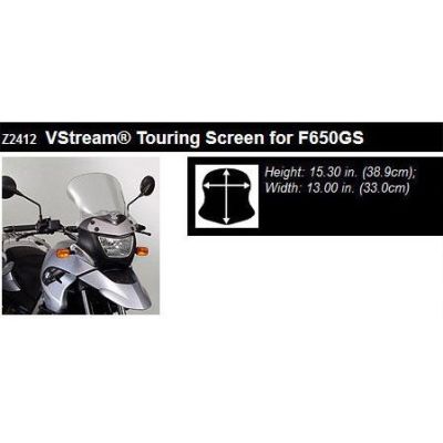 Plexi Ztechnik čiré pro F650GS/Dakar 2004-2007