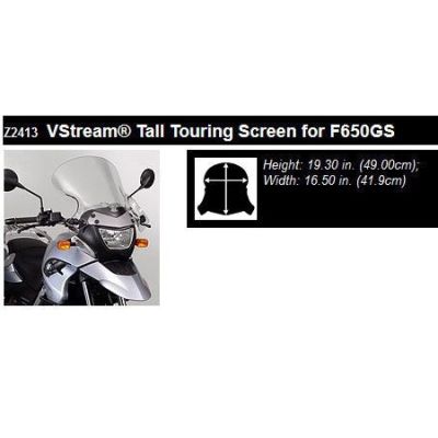 Plexi Ztechnik čiré cestovní vysoké pro F650GS/Dakar 2004-2007