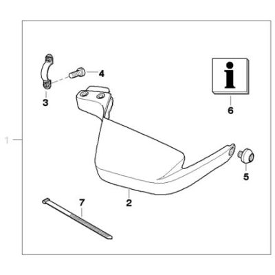 Originální chrániče rukou pro BMW F650GS/Dakar 2000-2007, G650GS