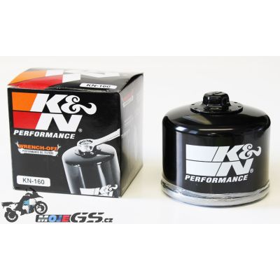 Olejový filtr K&N pro R1250GS/A, R1200GS/A LC 2013-2018, F850GS, F800GS/A, F750GS, F700GS, F650GS 2008-2012